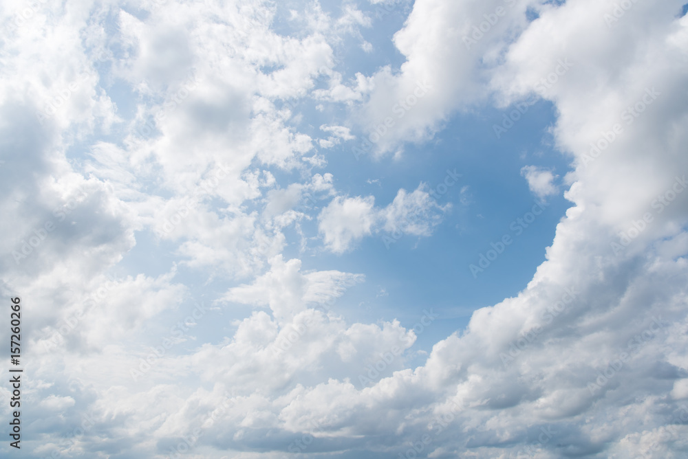 Obraz premium Blue sky and cloud