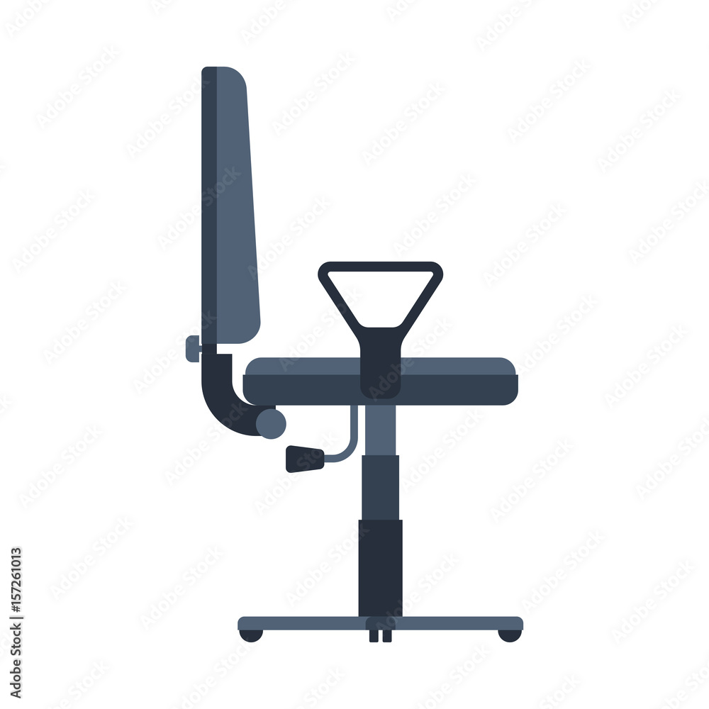 Office armchair isolated. chair for working at computer. Office furniture