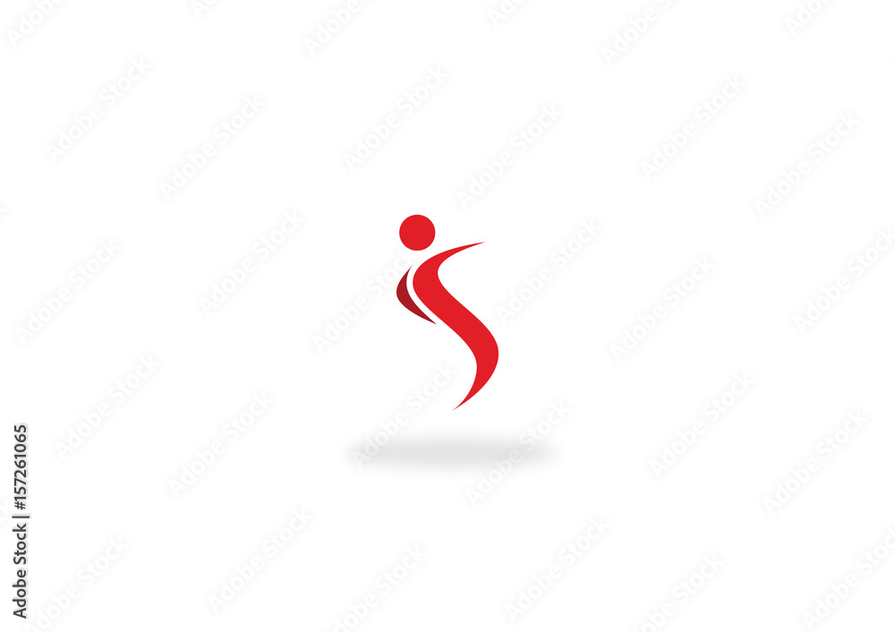 abstract letter s sport logo Stock Vector | Adobe Stock