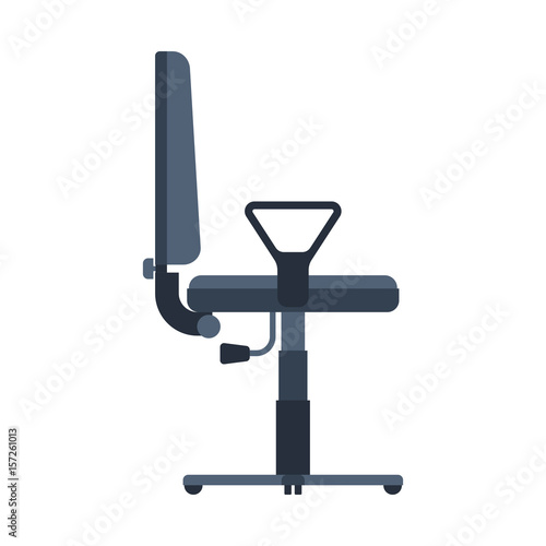 Office armchair isolated. chair for working at computer. Office furniture