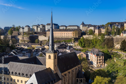 Luxembourg city cityscape
