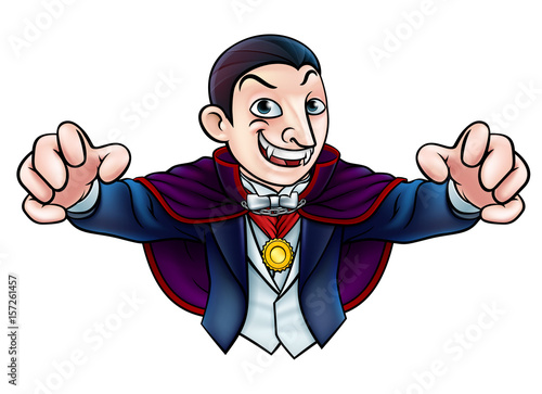 Cartoon Halloween Vampire