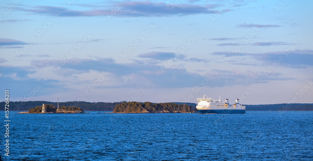 Ferry in Turku archipelago