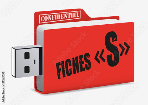 terrorisme - confidentiel - USB - fichiers s - terroriste - fiches S - criminel