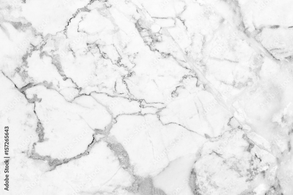 White marble texture background pattern with high resolution.