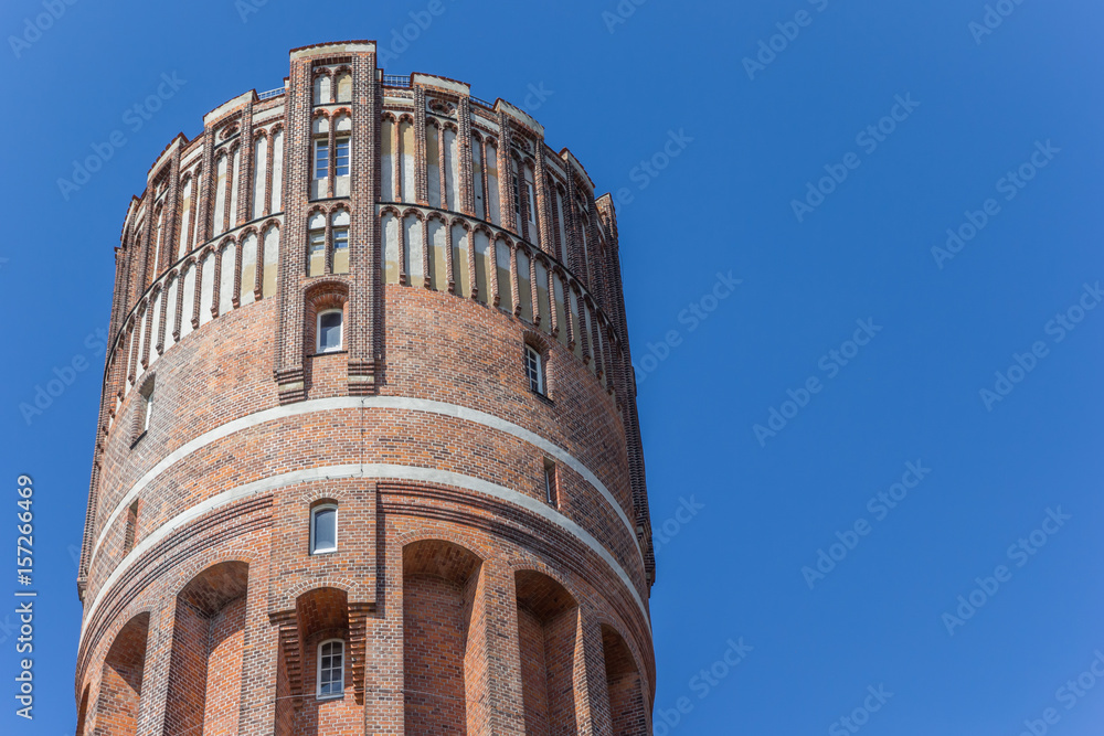 Water tower in the historic center of Luneburg