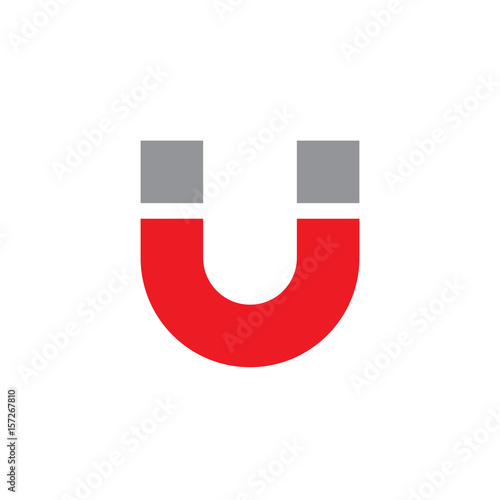 Magnet icon vector, solid logo illustration, colorful pictogram isolated on white