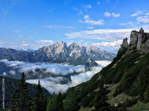Panoramic view in National Park Gesäuse, Styria, Austria © Claudia Prommegger