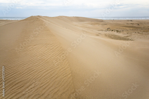Big sand dunes in woody cape section of Addo Elephant Park