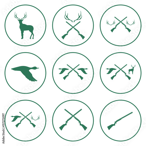 Hunting club logo icon