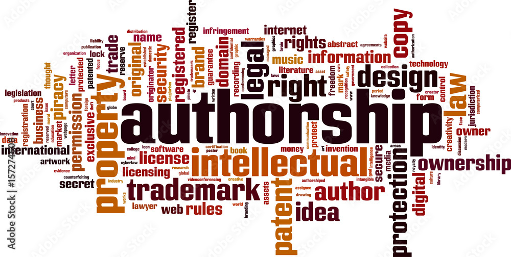 Autorship word cloud Autorship word cloud