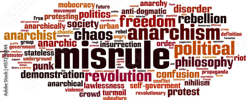 Misrule word cloud