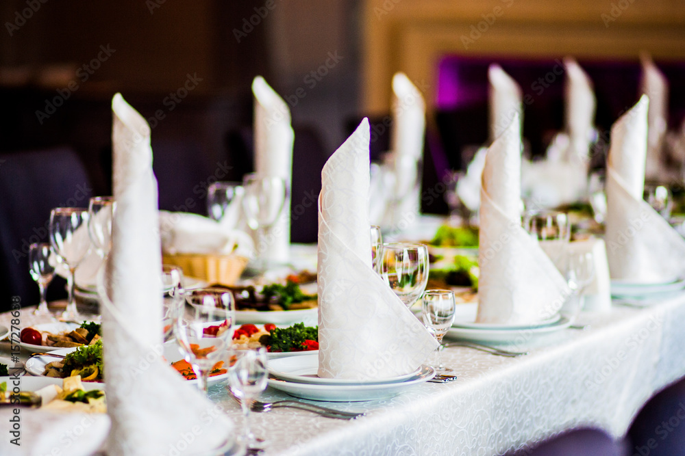 Fototapeta premium The colored cake on buffet