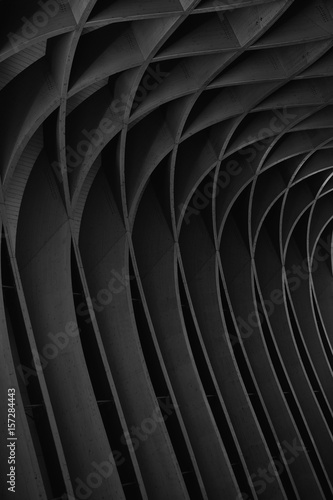 Black and white study of patterns and lines 