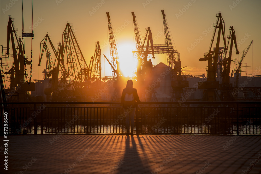 Atardecer en el Puerto de Odessa