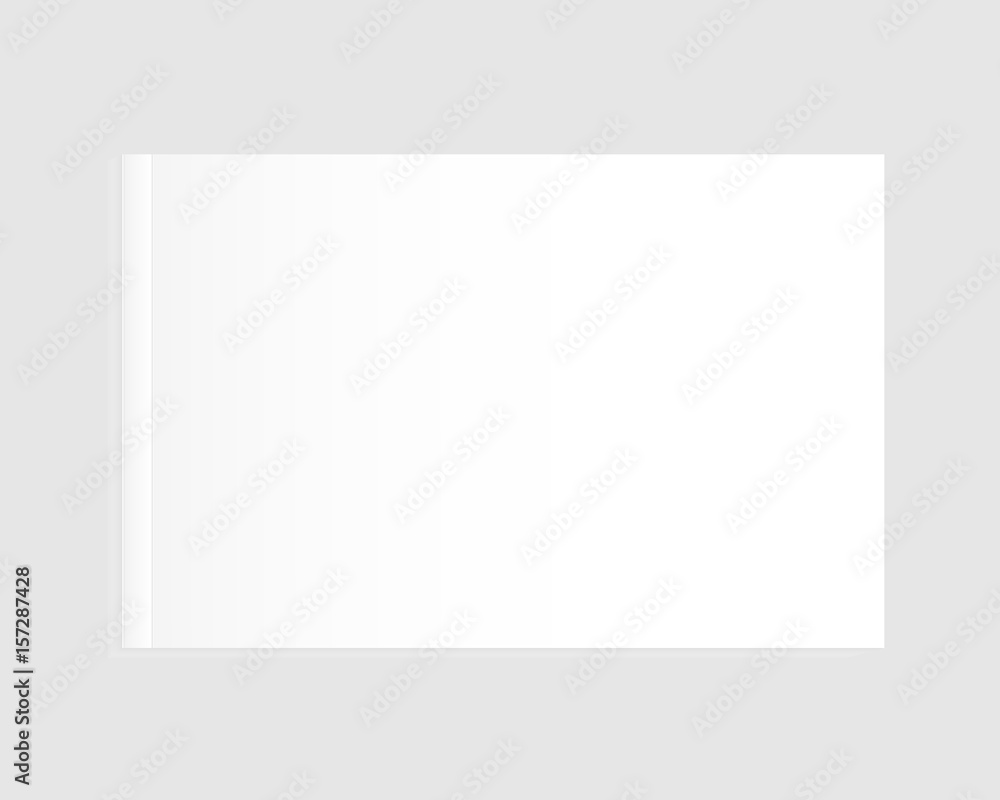 Blank empty magazine or book or booklet, brochure, catalog template on a gray background. vector illustration. Blank empty magazine or book or booklet, brochure, catalog template on a gray background. vector illustration.