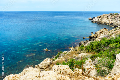 Sea view from the park Cavo Greco