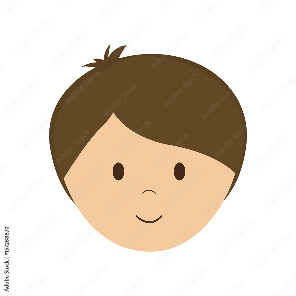 cartoon man face icon over white background. colorful design. vector illustration cartoon man face icon over white background. colorful design. vector illustration