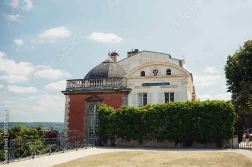 Beautiful building of Pavilion Henri IV Restaurant