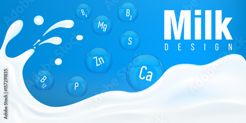 Milk design vector illustration