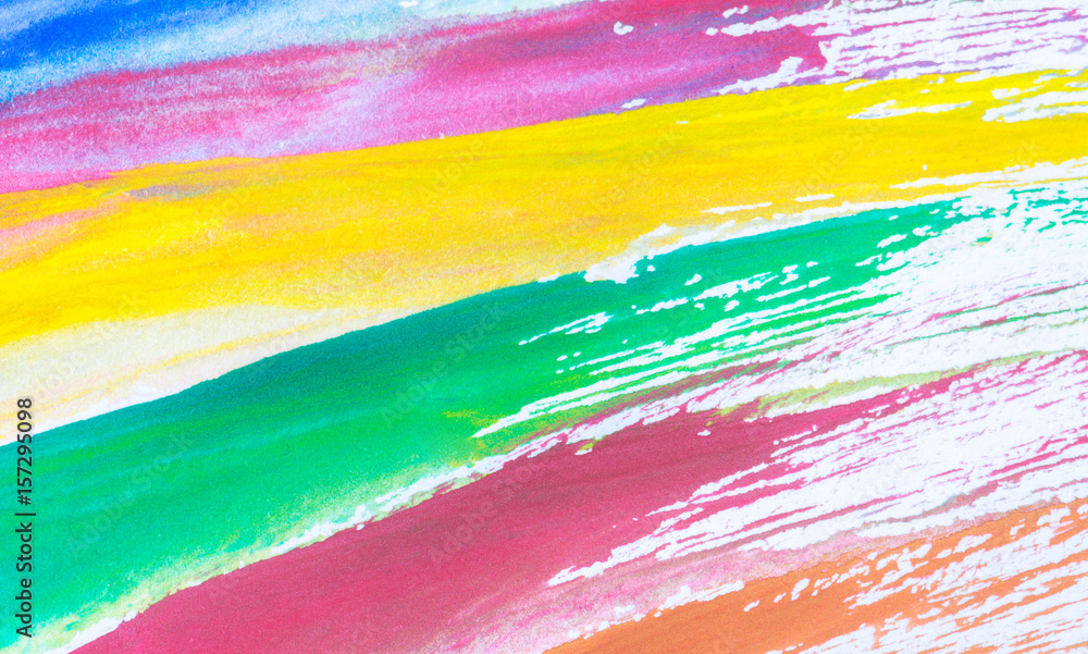 Obraz premium abstract watercolor paint on white paper for background