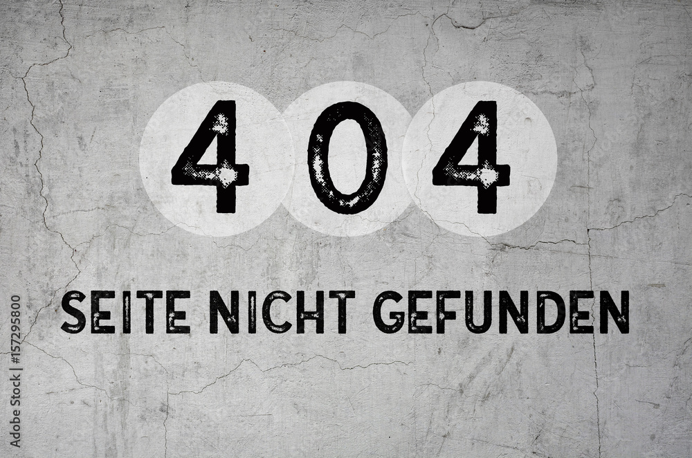 Obraz premium Seite nicht gefunden - 404 
