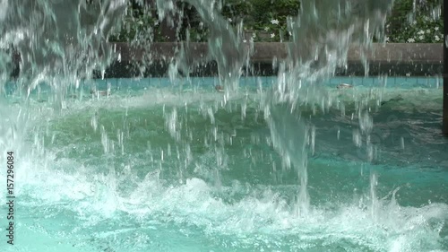 Wallpaper Mural 4K the fountain water splash caused by the flow of fountains Torontodigital.ca