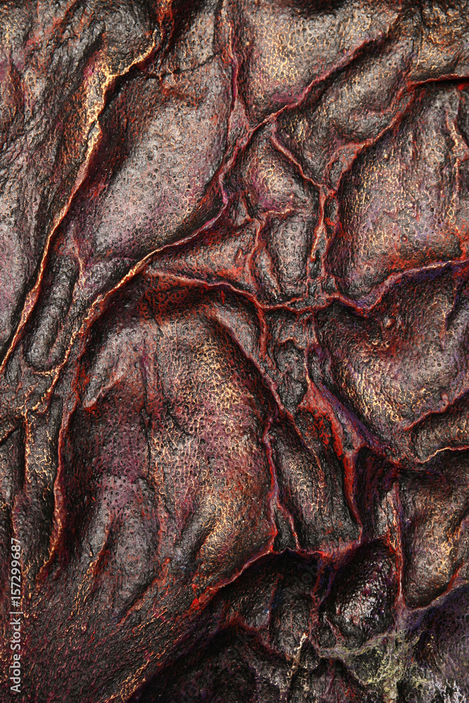 Decorative red brown polyethylene background Decorative red brown polyethylene background