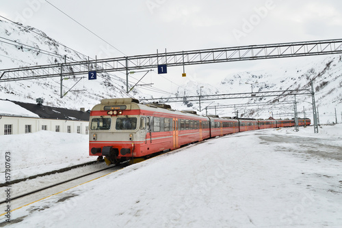 Scenic train - Flam Myrdal from Norway