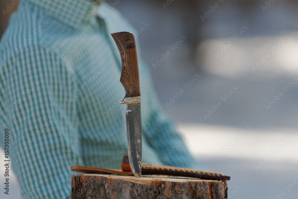 Man with a knife