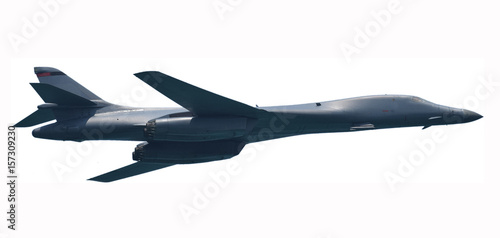 Obraz na płótnie Strategic nuclear bomber isolated