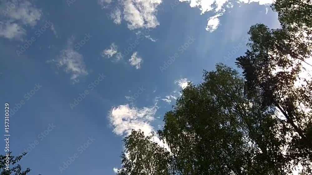 Timelapse clouds over the green field. FULL HD Timelapse clouds over the green field. FULL HD