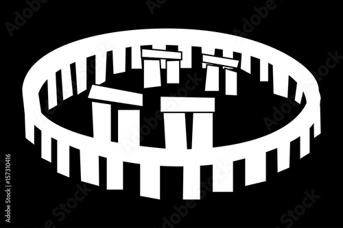 stonehenge vector icon , Stonehenge monument,