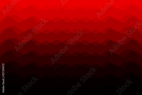 Red abstract vector background - waves, Abstract red tone background with curve lines,