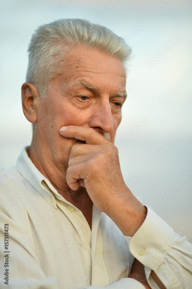 Portrait of senior man Portrait of senior man