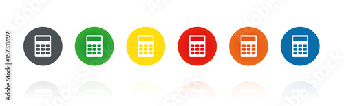 Taschenrechner - Farbige Buttons