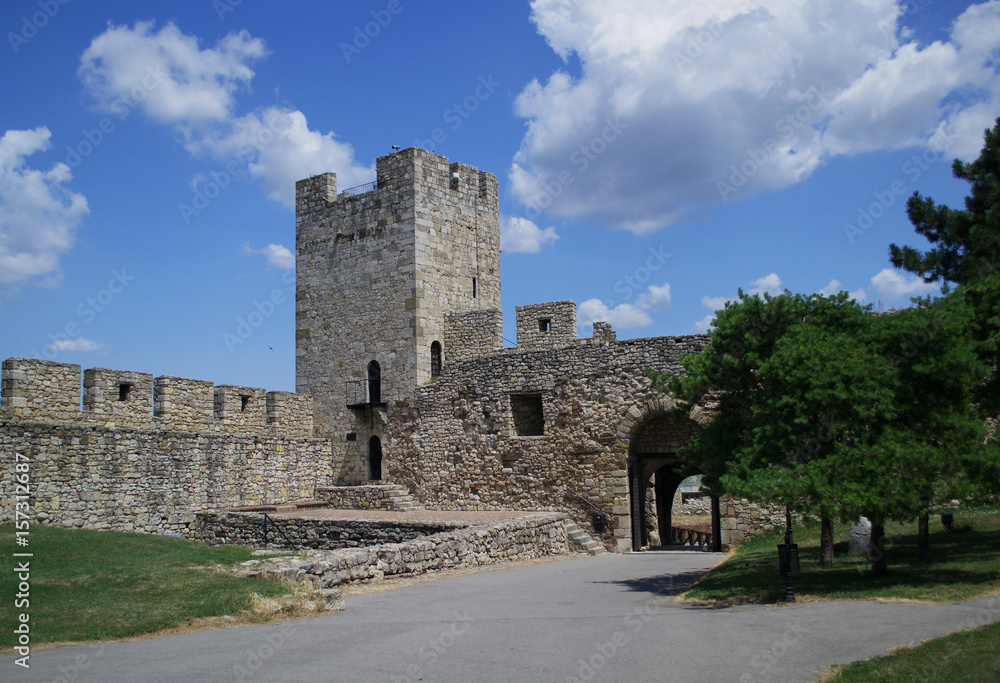 Kalemegdan Fortress entrance, Belgrade, Serbia.