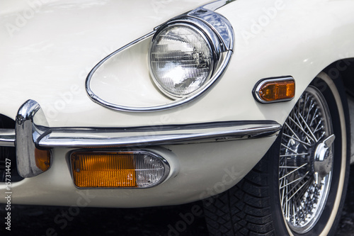 Classic mid-20th century sports car