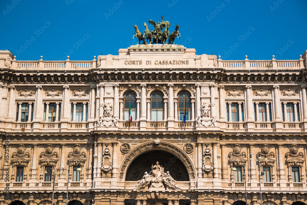 Fototapeta premium Exterior of Palace of Justice in Rome.