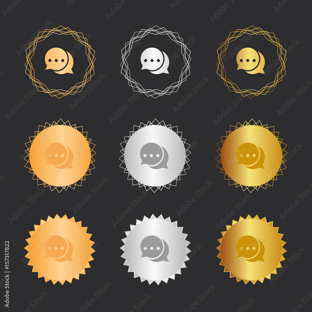 Chat - Bronze, Silber, Gold Medaillen Chat - Bronze, Silber, Gold Medaillen