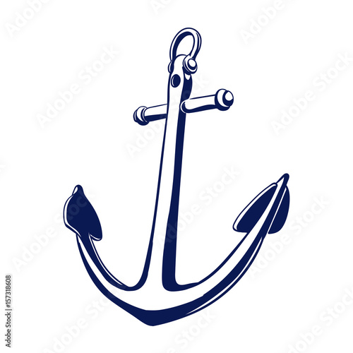 Fototapeta old sea anchor