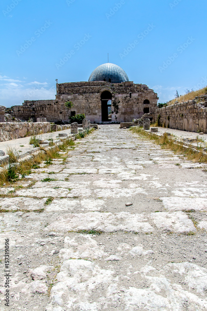 Fototapeta premium The Umayyad Palace, in the Amman Citadel, Jordan.