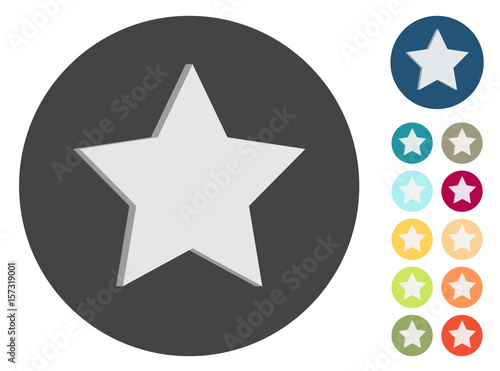 3D Icons - Stern - Favorit
