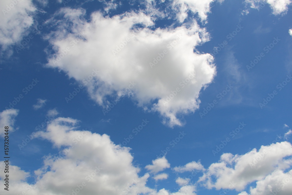 Fototapeta premium Blue sky and white clouds