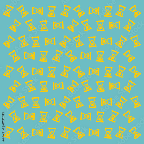 Hourglass clock wait background. Vector illustration.