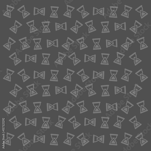 Hourglass clock wait background. Vector illustration.