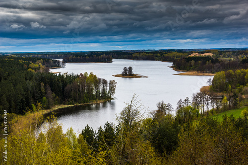 Jedzelewo lake in Stare Juchy  Masuria  Poland