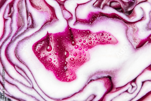 Rotkohl Smiley Gesicht Gemüse Ernährung gesund