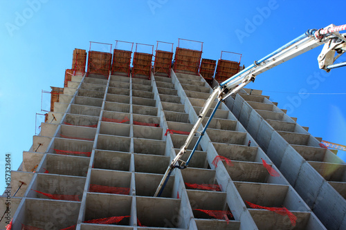 Concrete Highrise Construction Site