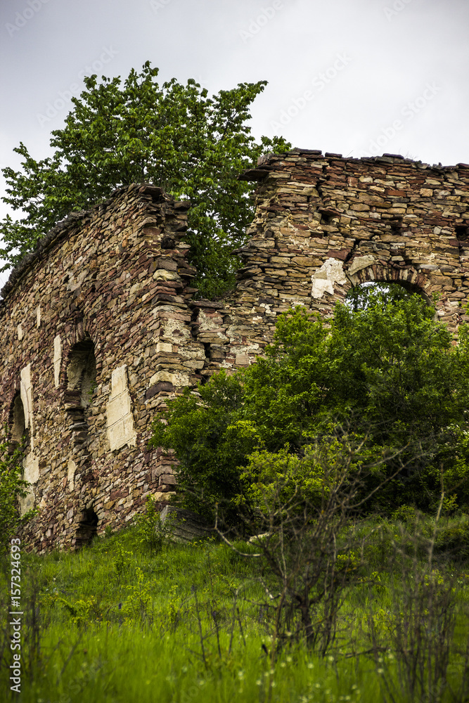 old house ruins